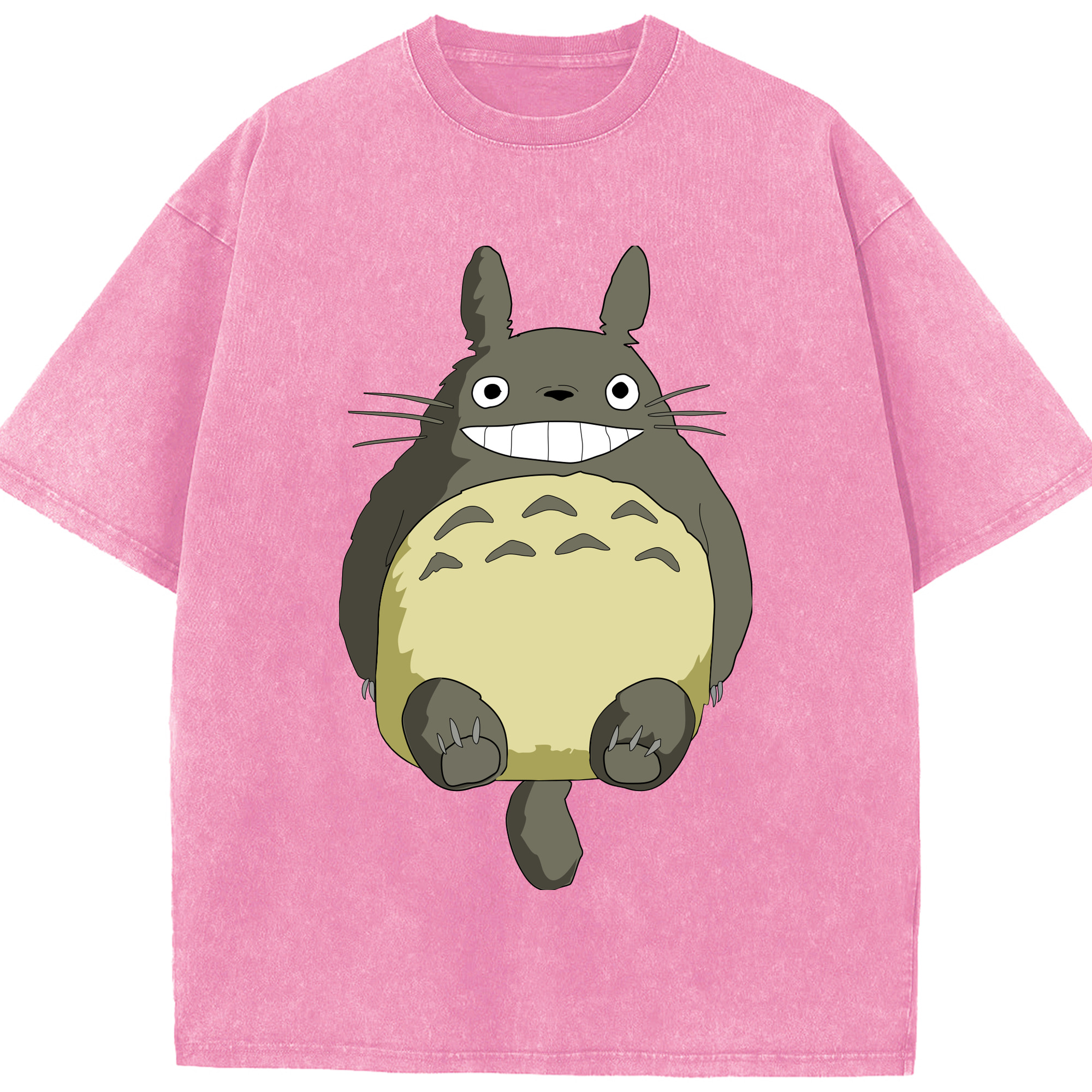 （画像用） となりのトトロ 草壁メイ 草壁サツキ My Neighbor Totoro Satsuki Kusakabe Mei Kusakabe 綿100% ヴィンテージ風 半袖Tシャツ（フロントプリント）